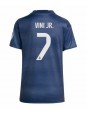 Billige Real Madrid Vinicius Junior #7 Bortedrakt Dame 2025-26 Kortermet
